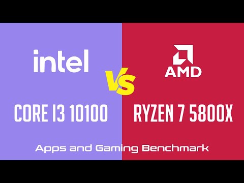 Intel Core i3 10100 vs AMD Ryzen 7 5800X - Apps & Gaming Benchmark (RTX 3090)