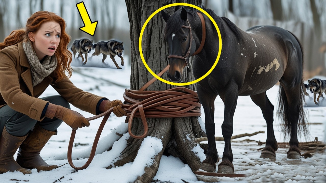Ruthless Millionaire Abandons His Horse to Wolves, a Lonely Girl Saves It, Then Something Shocks Him