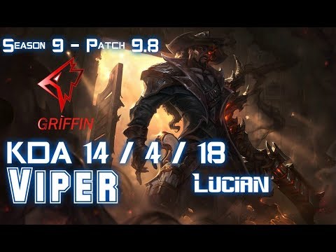 GRF Viper LUCIAN vs JINX ADC - Patch 9.8 KR Ranked