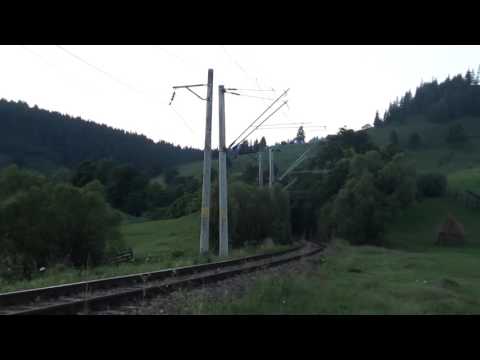 Tren de marfa GFR cu EA043 a Servtrans intre Lunca Ilvei si Silhoasa - 22.07.2016