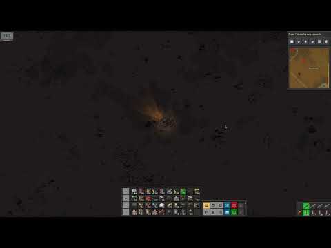 Factorio - Spidertron decimating biter nest