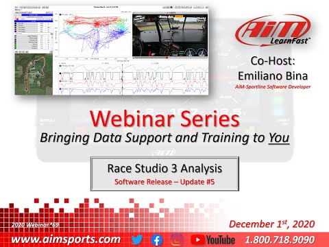 1-69 Race Studio 3 Analysis Update #5 - Live Webinar with Emiliano Bina - 12/1/2020