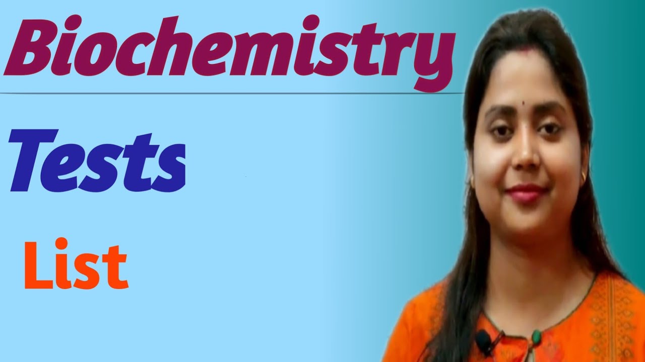 Biochemistry Tests List|| Biochemistry Blood Tests || lipid profile test