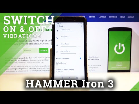 How to Enter Vibration Settings in myPhone Hammer Iron 3 - Set Vibration Pattern