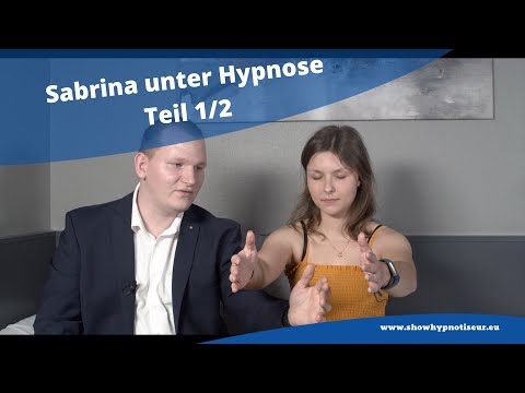 Showhypnose🤯 - Sabrina unter Hypnose Teil 1/2 (Folge 19)
