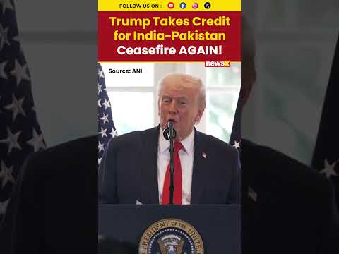 Trump Says “We Stopped Two Nuclear…” in India-Pakistan Ceasefire Talks | #trump #indpakwar #shorts