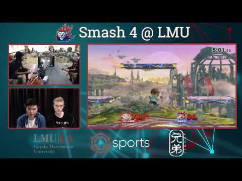Smash 4 @ LMU 2 - NXT LH | SoCalGohan (Mario) Vs. Aarvark (Villager) Grand Finals