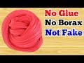2 INGREDIENTS SLIME How To Make Flour And Sugar Fluffy Slime Without Borax And Glue