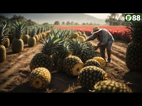 Agricultural Technology | INCREDIBLE SECRET #2: How American Farmers Harvest Millions Of Pineapples