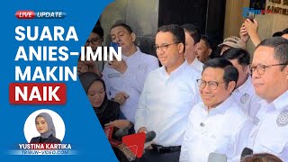 Paslon Anies-Imin Merangkak Naik di Real Count KPU Pilpres 2024 Pukul 16.00 WIB, Raih 24,25% Suara