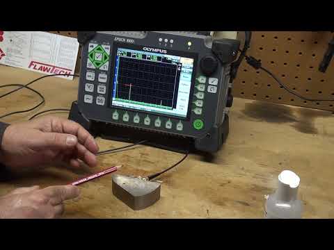 UT Angle Beam Calibration Using Rompus Block