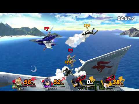 SSBU:Red Team VS Yellow Team - Corneria