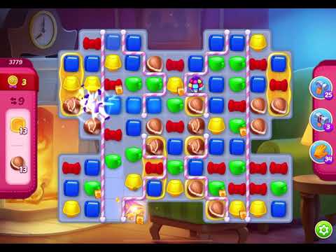 HomeScapes Level 3779 no boosters (19 moves)