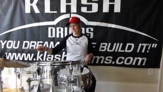 Video thumbnail for Vintage Zickos 1970's Acrylic Drum Set Review Demo by Klash Drums