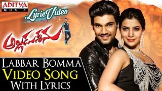 Labbar Bomma Video Song With Lyrics II Alludu Seenu Songs II Bellamkonda Sai Srinivas, Samantha