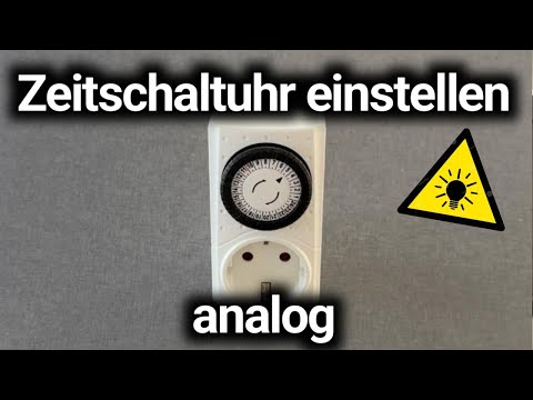 Analoge Zeitschaltuhr einstellen - einfach & verständlich - TOP ANLEITUNG! ⏲️✅