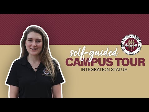 Florida State Self-Guided Campus Tour - Stop 5 Integration Statue