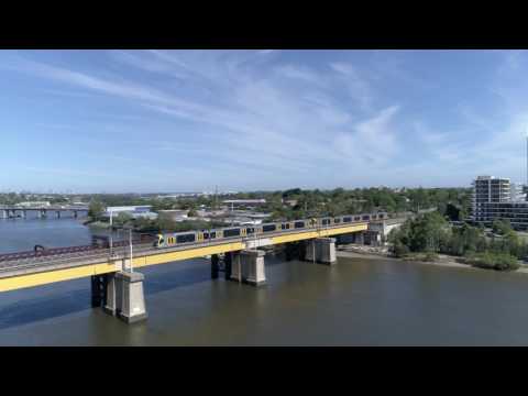 RailGallery - Aerial footage - Meadowbank - Sydney Trains