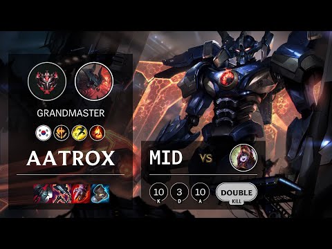 Aatrox Mid vs Lulu - KR Grandmaster Patch 10.23