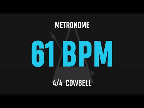 61 BPM 4/4 - Best Metronome (Cowbell)