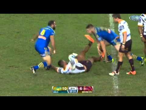 BRISBANE BRONCOS V PARRAMATTA EELS: NRL HIGHLIGHTS | Round 5 2014