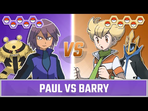 Sinnoh Pokemon Battle: Paul vs Barry