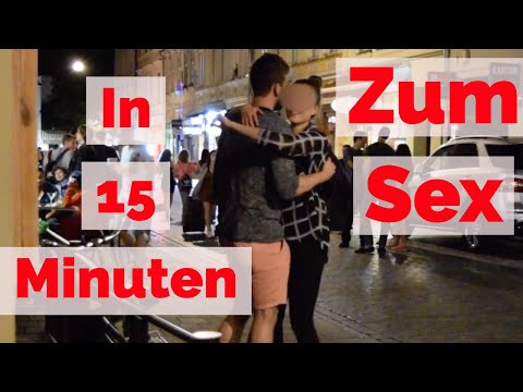Frau Nachts in 15 Minuten mitgenommen! Vom Ansprechen bis zum mit nach Hause nehmen