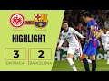 ملخص مباراة برشلونة واينتراخت 3-2 Highlight: Barcelona vs Eintracht 15/04/2022