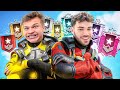 Adin Ross Jynxzi 2v2 Vs EVERY Rank In Rainbow Six Siege