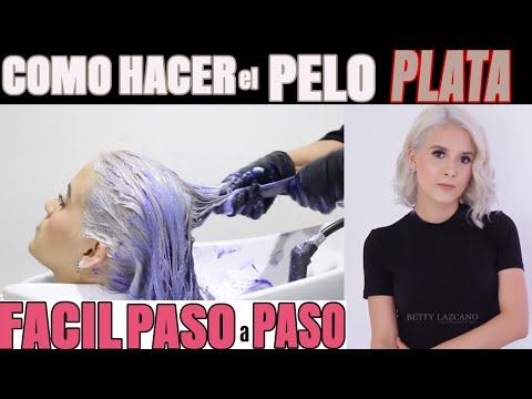 COMO HACER PELO PLATA PERFECTO FACIL PASO A PASO. ICE SILVER HAIR +