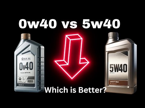 0w40 vs 5w40: Which Engine Oil is Better?