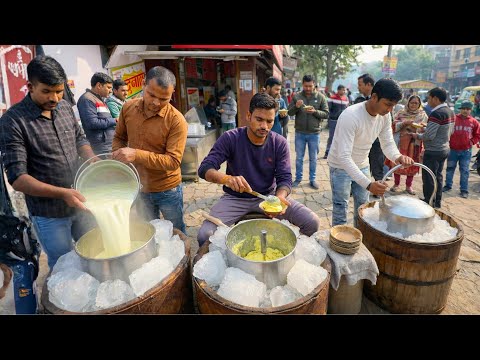 World Famous Indian Kulfi Making Process | Traditional Ice Cream | Street Food India