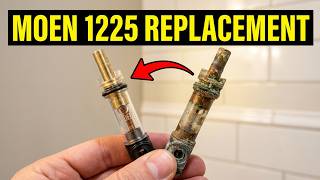 Replace a Moen 1225 Cartridge | Stop Leaks and Stiff Handles