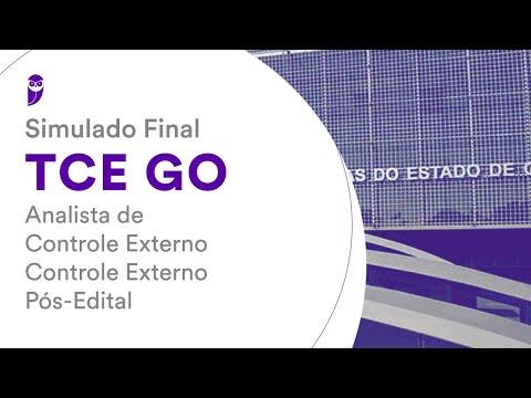 Simulado Final TCE GO – Analista de Controle Externo – Controle Externo - Pós-Edital - Correção