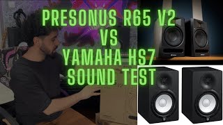 Video thumbnail for Studio Monitors - Presonus R65 V2 vs Yamaha Hs7 Sound Test by Caner Genc