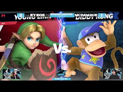 Shark Tank #87 Winners Quarters - Kyros (Young Link) Vs. McDamage (Diddy Kong) - SSBU Tournament