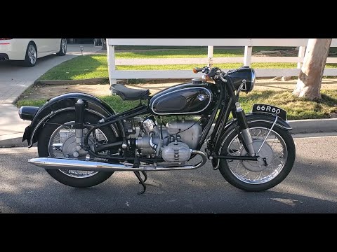 Thumbnail for Route 66 meet your match - a 66 BMW R60/2, and it's for sale! by BMW R60/2