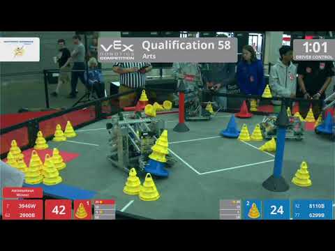 2018 VRC Arts Q58 - 3946W 2900B vs 8110B 6299B - 76 to 34