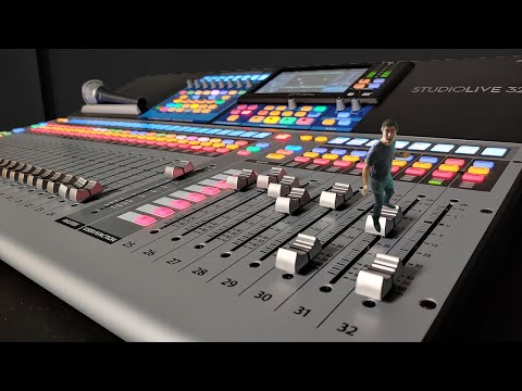 PreSonus StudioLive 32S 32-Channel Digital Mixer and USB Audio Interface 2019 - Present - Black / Silver image 3