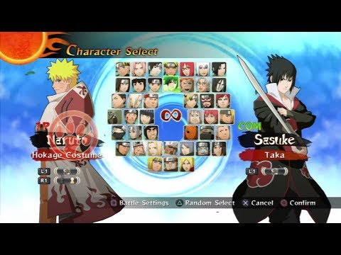 Naruto Shippuden: Ultimate Ninja Storm 2 All Characters [PS3]