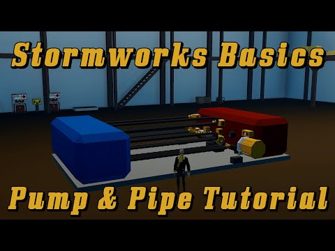 Stormworks Basics: Pump & Pipe Tutorial #stormworks #tutorial