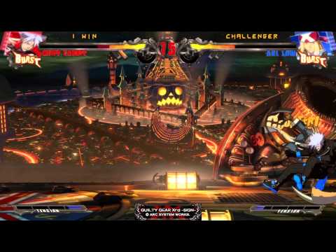 Guilty Gear Xrd -SIGN - Lord_Moosa(Chipp Zanuff) vs Hawkshot(Axl Low)