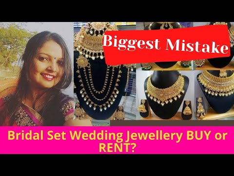 Bridal Jewellery / Wedding Jewellery DON'T DO THIS MISTAKE. Buy or Rent Secret 🤫? Tips &Tricks