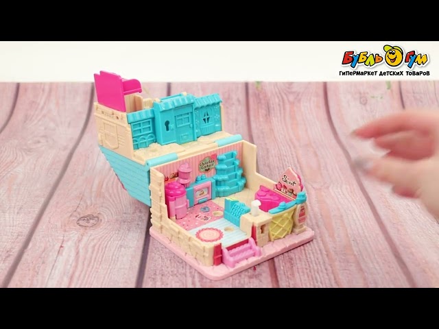 Набор миниатюрный Lanson Toys раскладной Кондитерская с куклой - видео