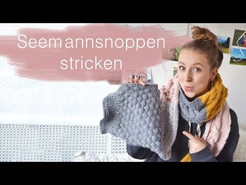 Seemannsnoppen stricken | Schal stricken Muster 8