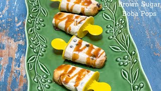 Brown Sugar Boba Ice Cream Bars// Easy And Fun Recipe For Anyone!