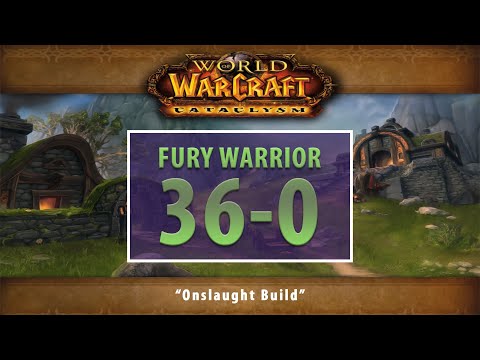 Fury Warrior 36-0 BGs (Onslaught Build) - PVP WoW Dragonflight 10.0.7