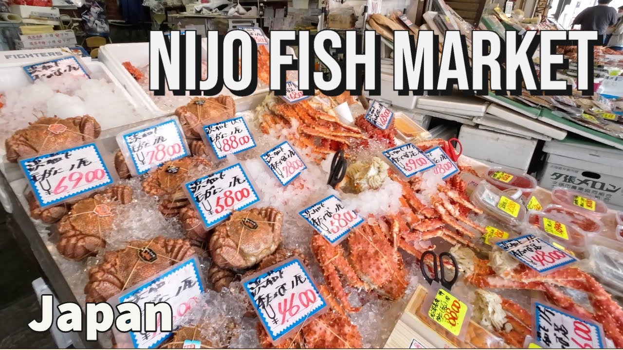 Embark on an immersive walking tour of the bustling Nijo Fish Market.
