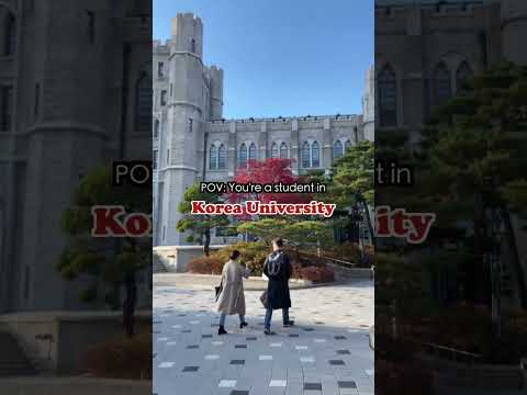 POV: You're a student in Korea University 🇰🇷👩🏻‍🎓 #koreauniversity #studyabroad #korea #shorts