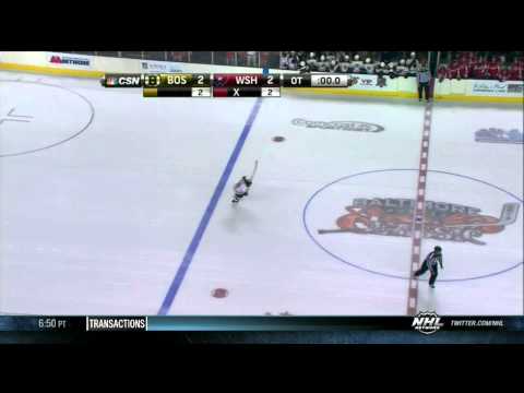 Shootout Boston Bruins vs Washington Capitals 3-2 Sept 17 2013 NHL Hockey